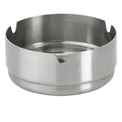 Aschenbecher Edelstahl | stapelbar - Ø 12 cm