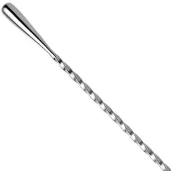 Barlöffel Tropfenform | 30 cm - Silber