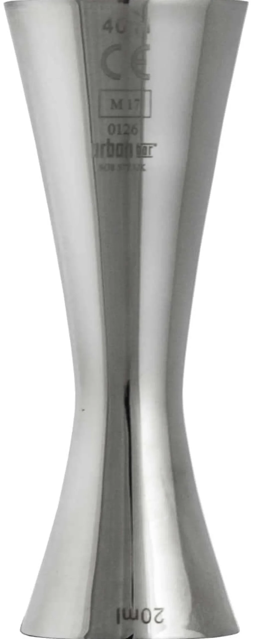 Barmaß - Aero Jigger - CE | 20/40 ml - Silber