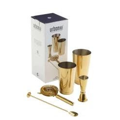 Cocktailset 5-teilig - Geschenkbox | Gold