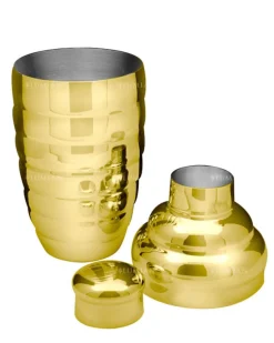 Cocktailshaker Bomber | dreiteilig - 500 ml - Gold