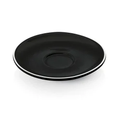 Espresso Untertasse - Italia Black | Schwarz - Ø 12,5 cm (6 Stk)