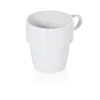 Kaffeetasse konisch - stapelbar - Weiß | Porzellan - 250ml (6 Stk)