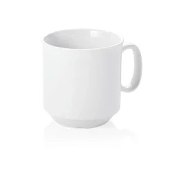 Kaffeetasse stapelbar | weiß - 300 ml (6 Stk)