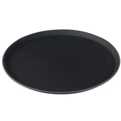 Tablett rutschfest - Polypropylen | Schwarz - Ø 45 cm
