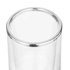 Thermo-Flaschenkühler transparent | doppelwandig